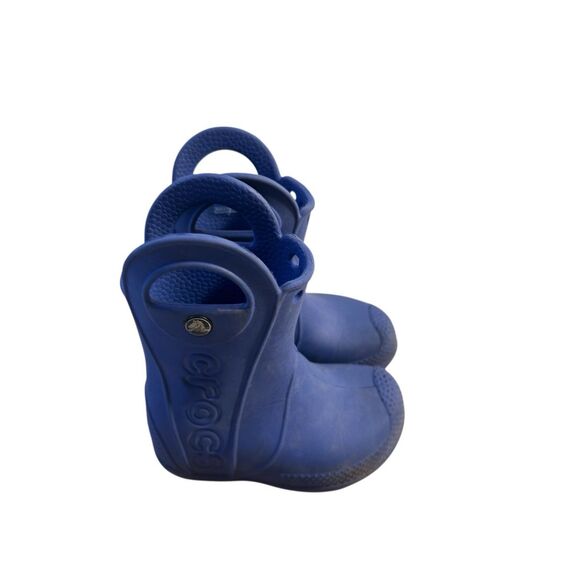 Crocs rain boots blue unisex kids C7 - Picture 1 of 5